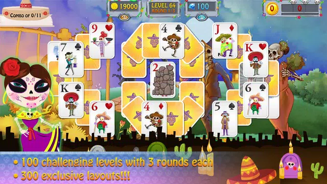 Screenshot 1 for Day of the Dead Solitaire
