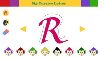 برنامه‌نما Cursive Alphabets عکس از صفحه