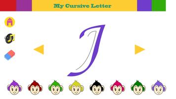 برنامه‌نما Cursive Alphabets عکس از صفحه