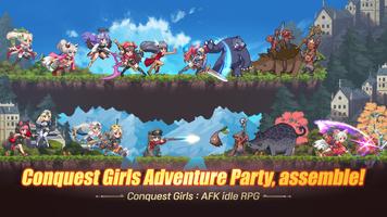 Conquest Girls: AFK Idle RPG Cartaz