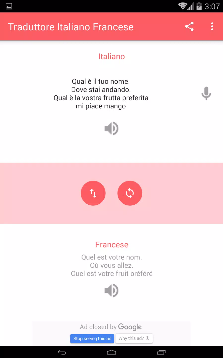 Traduttore Italiano Francese APK per Android Download