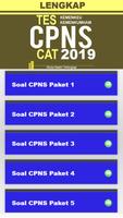Tes CAT CPNS 2019 - Kemenkeu Kemenkumham پوسٹر