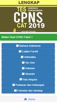 Tes CAT CPNS 2019 - Kemenkeu Kemenkumham اسکرین شاٹ 1