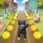 Cat Run: Kitty Runner Game ícone