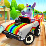 Pony Craft Unicorn Car Racing アイコン