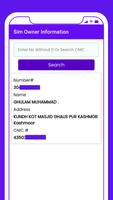 Sim Owner Information تصوير الشاشة 2