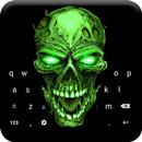 🧟 Green Zombie Skull Keyboard Theme APK