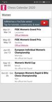 Chess Tournament Calendar | All Events 2020 capture d'écran 1