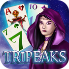 Solitaire TriPeaks card game-icoon