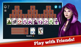 Solitaire TriPeaks card game screenshot 2