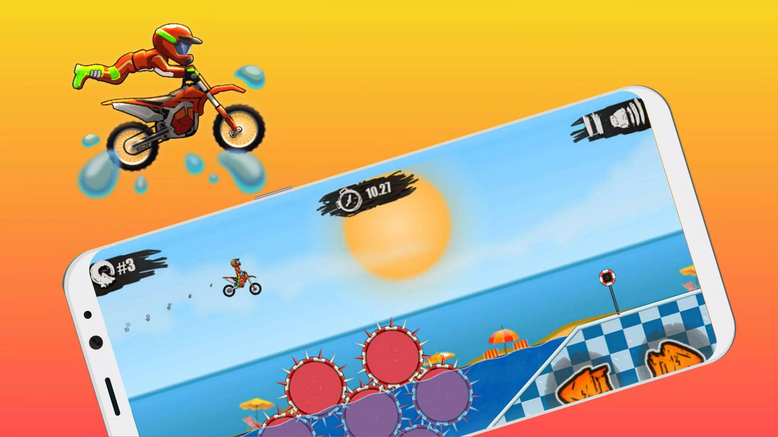 Moto X3M Pool Party - Play it Online at Coolmath Games