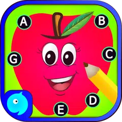 Connect the dots ABC Kids Game Icon