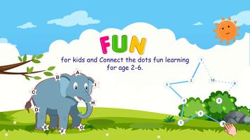 Connect the dots ABC Kids Game الملصق