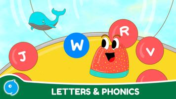 ABC kids baby games for a to z poster