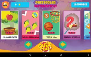 Preescolar Matemáticas Poster