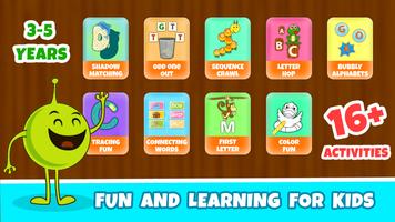 ABC Learning Games for Kids 2+ پوسٹر