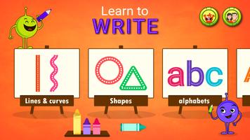 Poster Impara a scrivere: Giochi educ