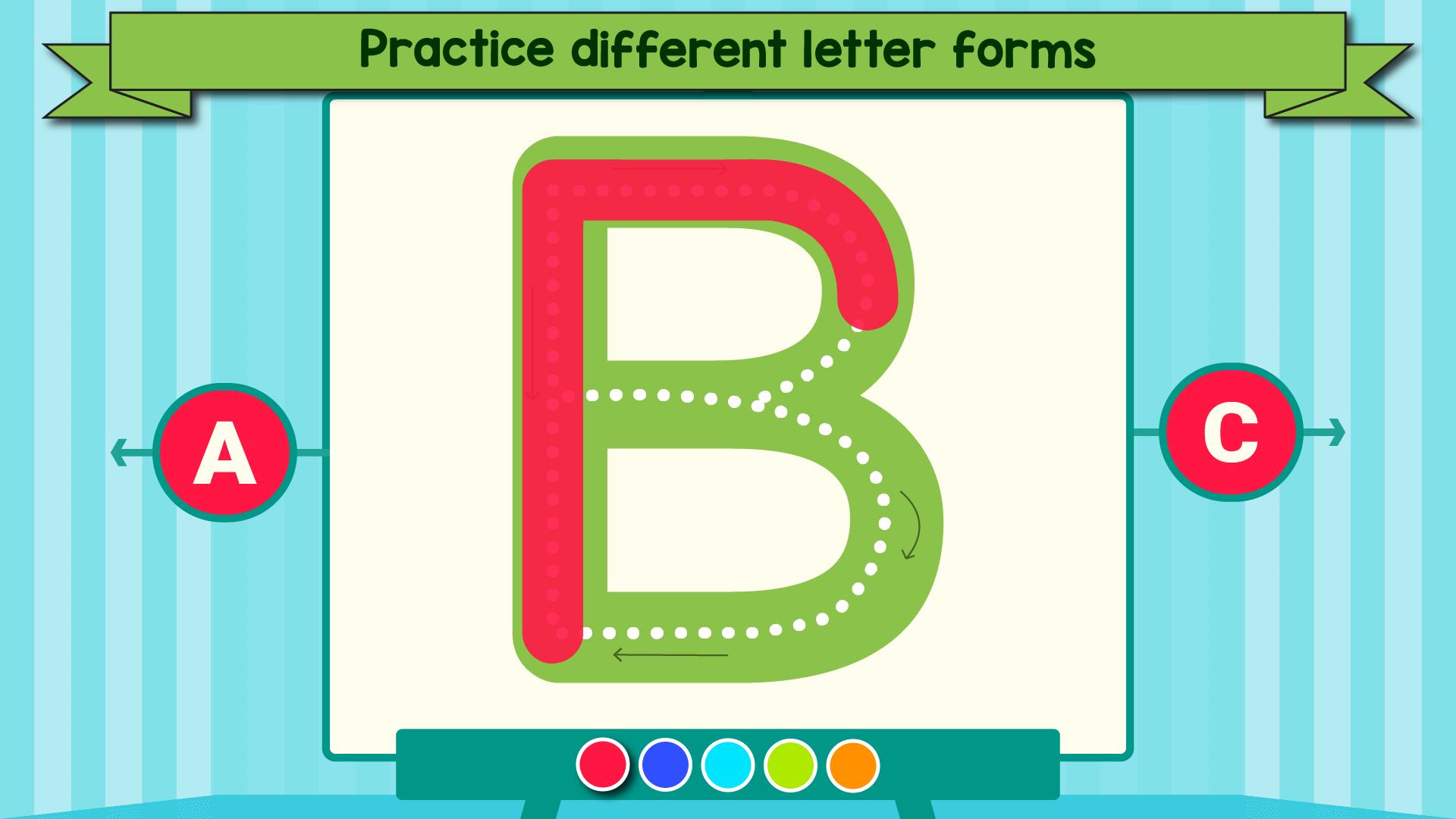 tracing letters numbers abc kids games for android apk download