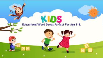किड्स मैचिंग गेम्स -Word Games पोस्टर