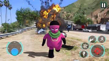 Grima Theft Auto: City Battle syot layar 1