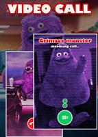Grimace Monster fake call syot layar 1