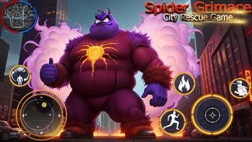 Purple Avenger: Grimace Spider Poster