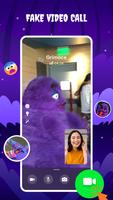 Grimace Shake: Fake Call Prank captura de pantalla 2