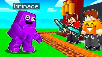 Grimace Shake Minecraft Mod-poster