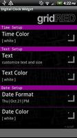 Digital Clock Widget capture d'écran 1