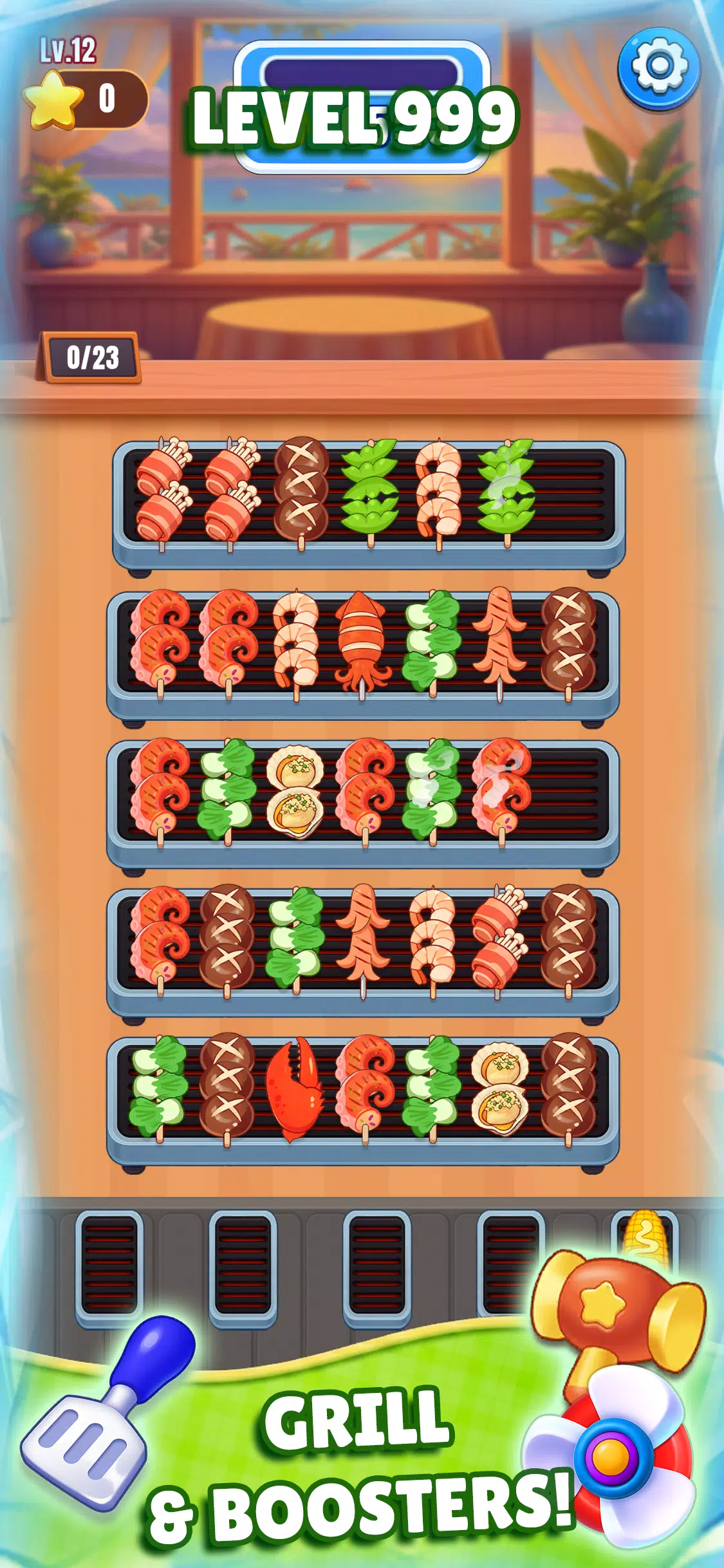 Grill Cooking Food Sort