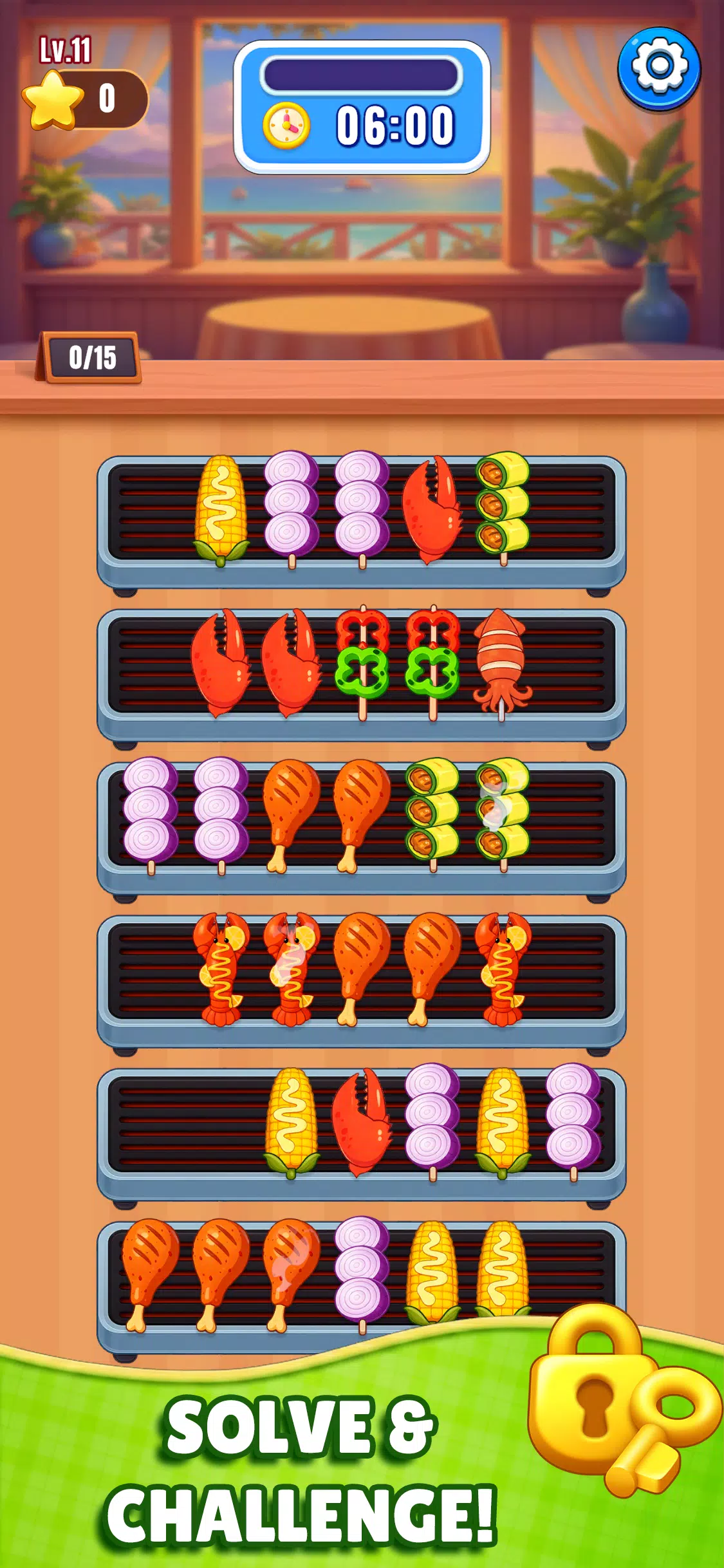 Grill Cooking Food Sort