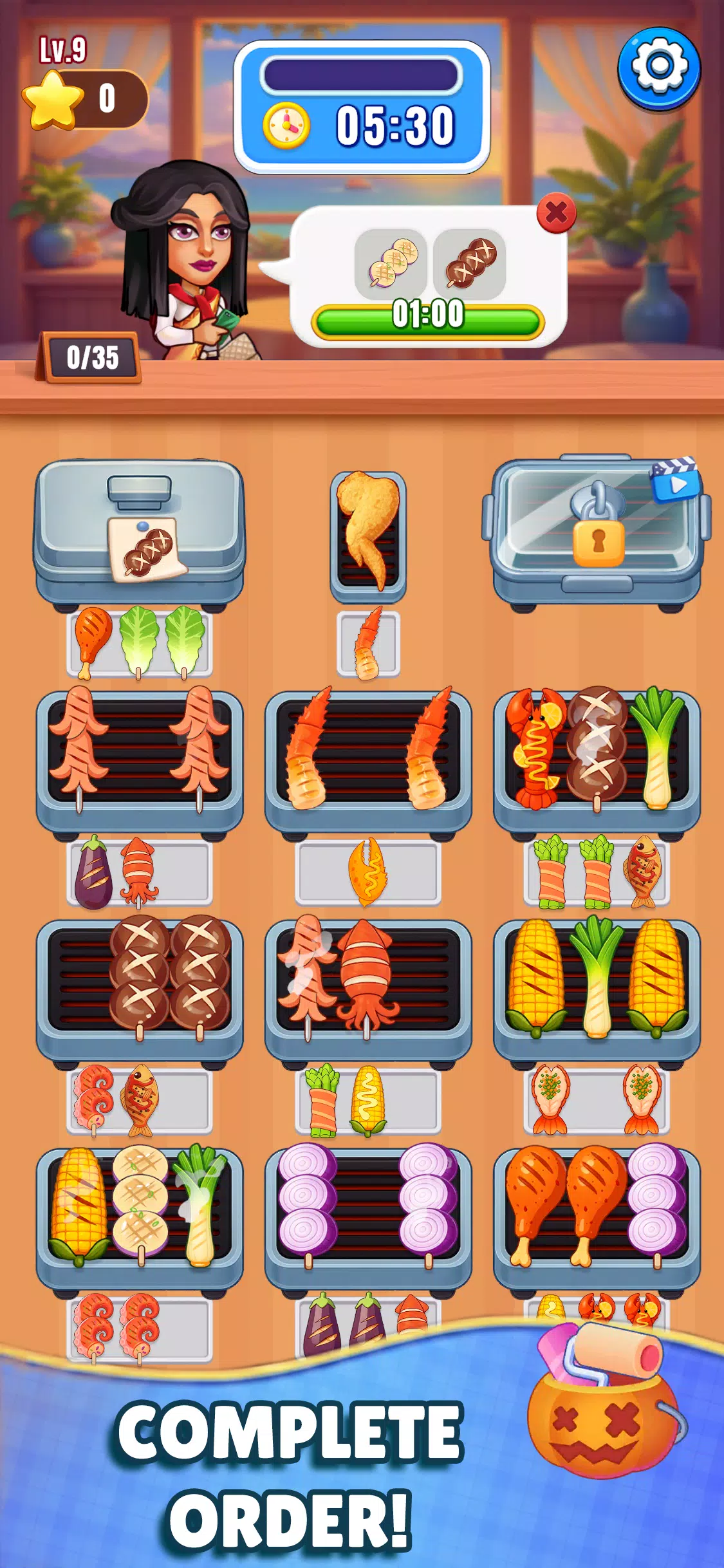 Grill Cooking Food Sort