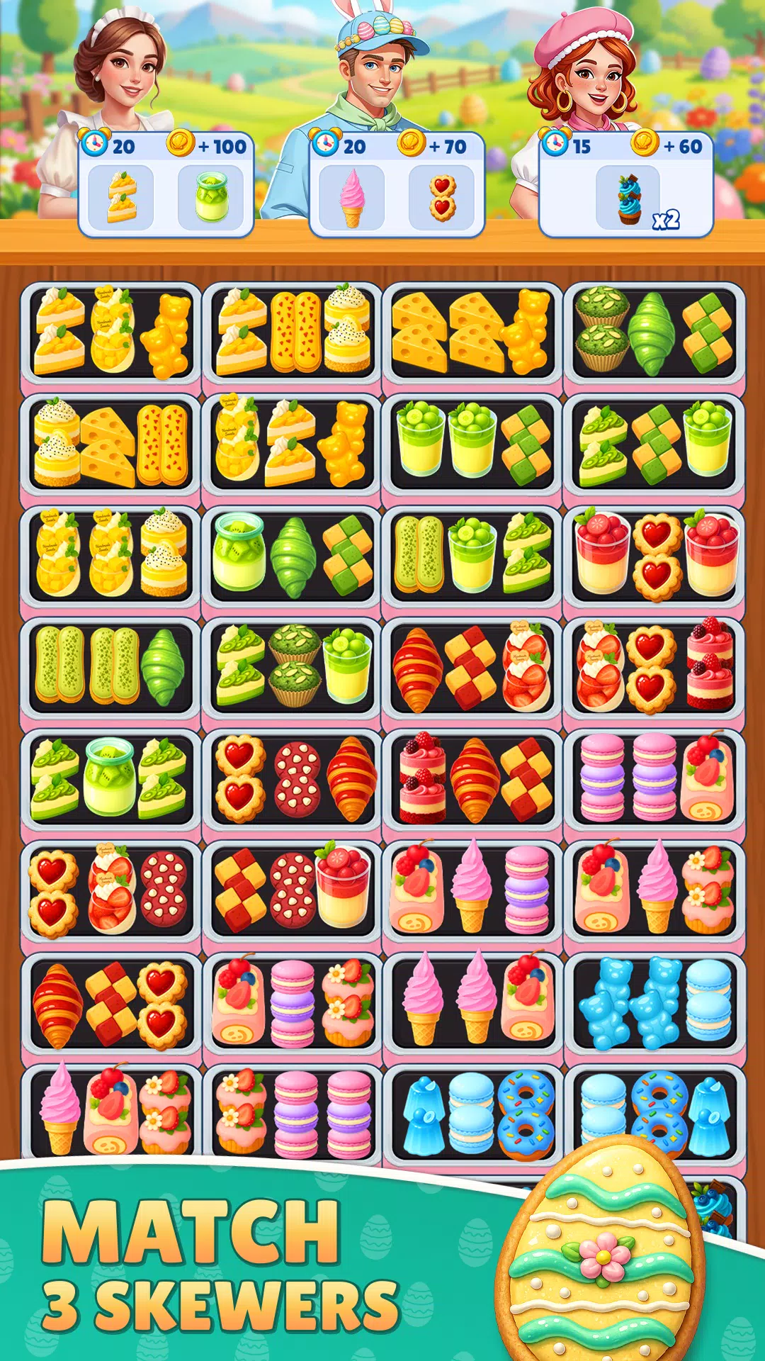 Grill Cooking: Sort Challenge