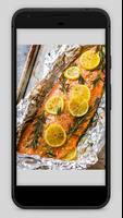 Recipe grilled salmon with tin screenshot 1