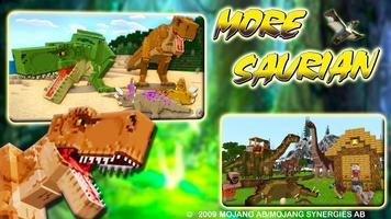 Jurassic Dinosaurs Mods MCPE capture d'écran 2