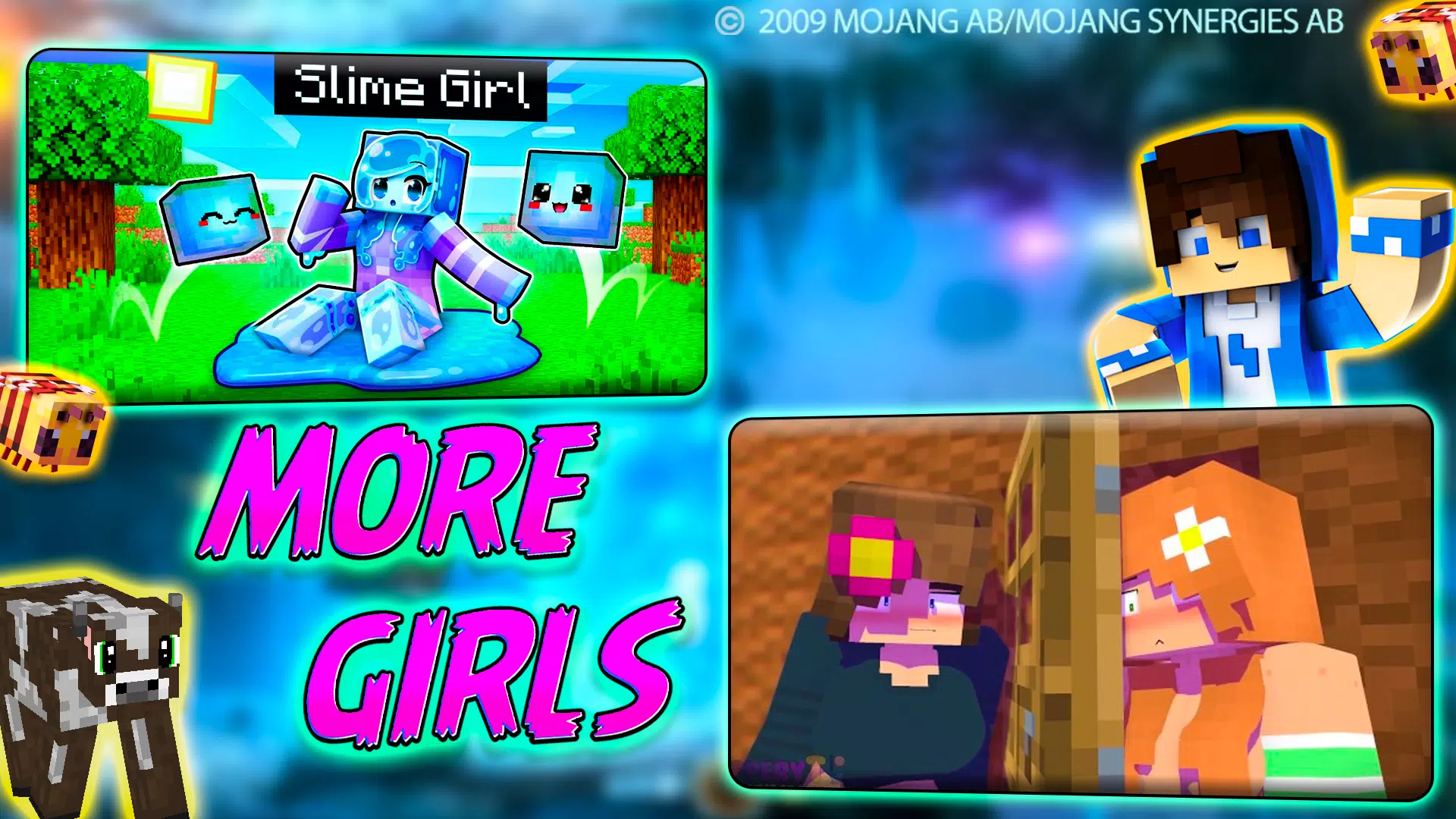 Pocket Edition Jenny Mod - Virtual Girlfriend, Ellie, Bia, Allie