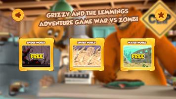 Poster Grizzy e il gioco del lemminge