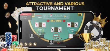 Red Dog Online Poker ảnh chụp màn hình 3