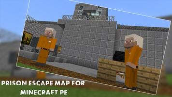 Prison Escape Map for Minecraft PE Affiche