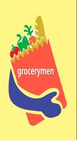 Partner App Grocerymen Affiche