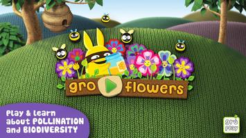 Grow Flowers & Bees Affiche