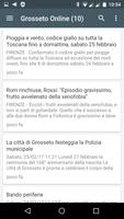 برنامه‌نما Grosseto notizie locali عکس از صفحه