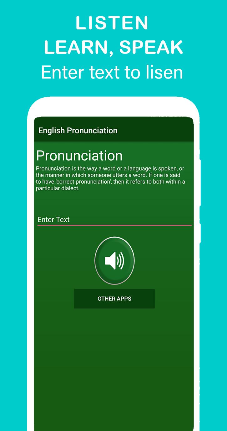 English pronunciation 2019: correct pronunciation for Android - APK Download
