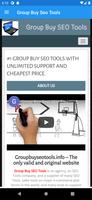 Group Buy Seo Tools AZ 海报