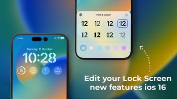 iPhone Launcher - IOS16 الملصق
