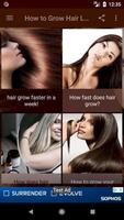 How to Grow Hair Long & Fast Affiche