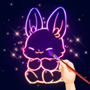 Doodle Art - Glow Drawing App APK