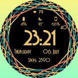 GRBL Color Swirl Watch Face