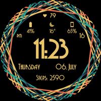 1 Schermata GRBL Color Swirl Watch Face