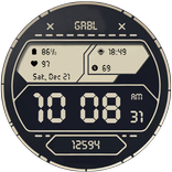 GRBL Digital Two Watch Face